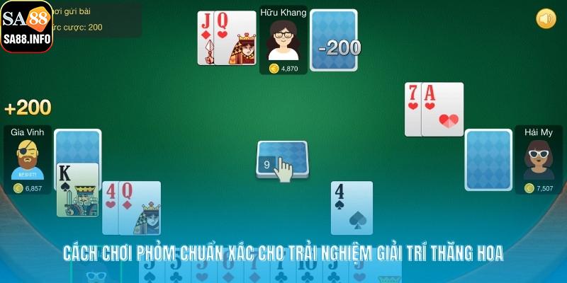 Cách chơi phỏm